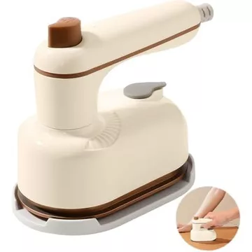 Bàn ủi hơi nước, Bàn ủi hấp du lịch di động cho quần áo, Máy hấp và sắt 2 trong 1, Hơi nước liên tục & Bàn ủi khô, Bàn ủi du lịch Mini cho gia đình, sử dụng đại học (Trắng)