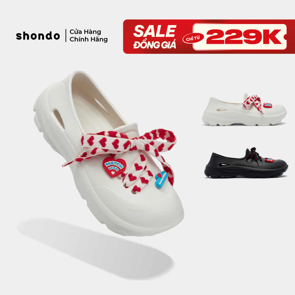 Giày sneaker unisex Shondo EZI Valentine