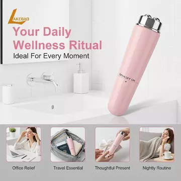 [LAKEBAO] Máy mát xa mặt bằng điện 4 trong 1 Dụng cụ làm đẹp mắt siêu nhỏ để thư giãn mắt quầng thâm Túi mắt Massage mắt bọng mắt [MỚI]