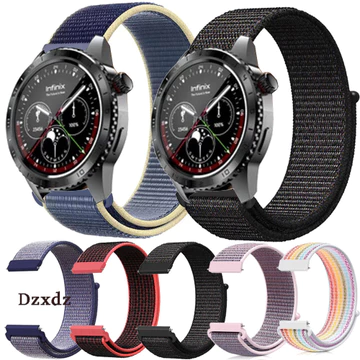 INFINIX XWatch N5 Pro Dây đeo đồng hồ thông minh cho Infinix N4 n5 PRO Đồng hồ thông minh Dây đeo đồng hồ thông minh Dây đeo đồng hồ thông minh Phụ kiện vòng đeo tay Nylon