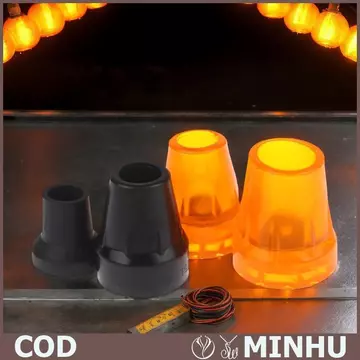 2/4 miếng đệm bảo vệ gậy leo núi Gậy Chống Gậy chống trượt chân cao su chống trượt cho mọi địa hình phụ kiện tự làm
