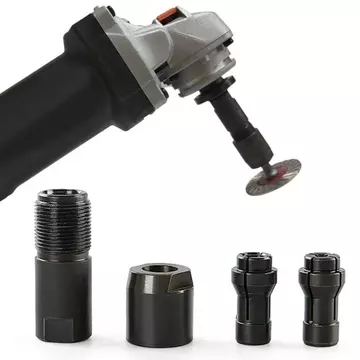 Máy mài góc Bộ chuyển đổi sửa đổi, Thép Carbon cao sang Máy mài góc Máy mài góc Bộ chuyển đổi sửa đổi, Máy cắt mài ren 3 / 6mm M10 màu đen đa năng Máy mài góc loại 100