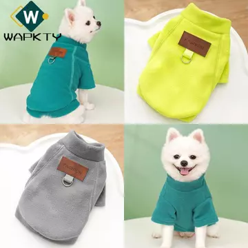 WAPKTY Quần áo cho chó con, Quần áo cho chó cưng ấm áp chắc chắn, Áo Hoodie Yorkshire hợp thời trang Áo sơ mi đế sang trọng Mèo thú cưng Quần áo ấm gấu bông