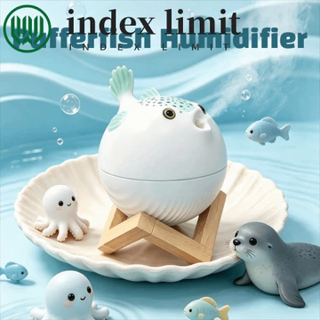 Máy tạo độ ẩm cá INDEX LIMIT, Đèn đầy màu sắc Máy tạo độ ẩm Mini 260ml, Máy phun sương cầm tay Tắt tiếng Máy tạo độ ẩm không khí hình dạng sáng tạo Văn phòng