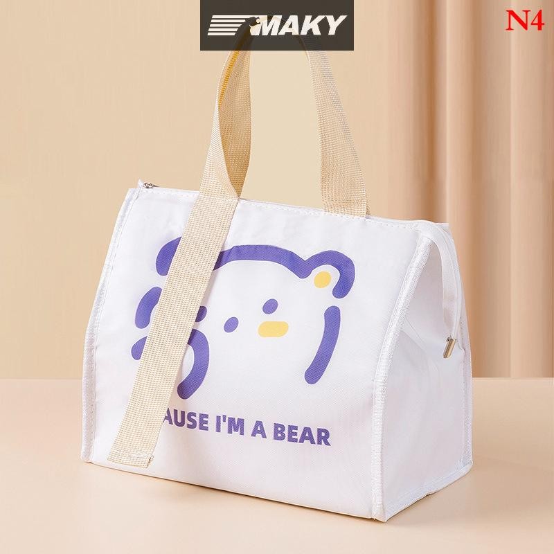 Newwellknownepic Di Động Giữ Nhiệt Hộp Cơm Trưa Túi Bảo Quản Thực Phẩm Túi Xách Du Lịch Dã Ngoại Túi VN