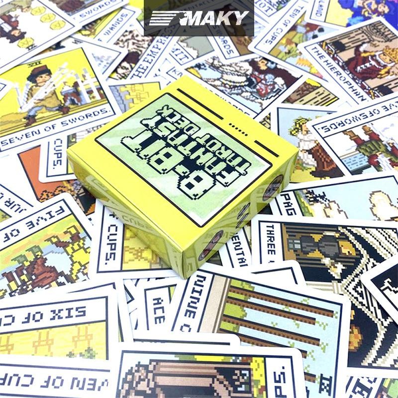 Newwellknownepic 1Box 8 Bit Fantasy Deck Card Tiên tri Bói toán Gia đình Đảng Board Game VN