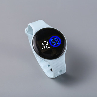 Đồng hồ điện tử LED tròn có dây đeo mềm Đồng hồ thể thao Đồng hồ kỹ thuật số nhẹ Quà tặng cho bé gái và bé trai tuổi Teen