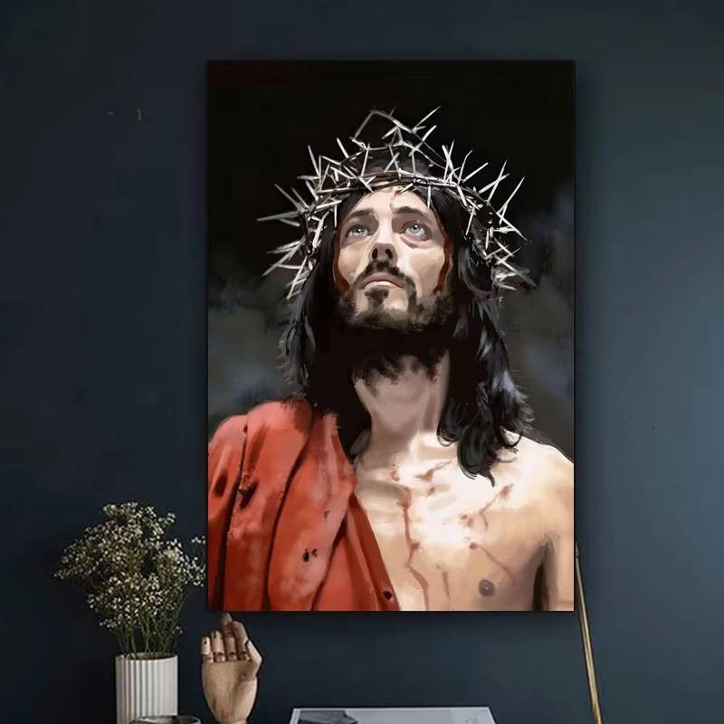 Cổ Điển Kitô Giáo Chúa Giêsu Kitô Thần Canvas Tranh Tôn Giáo Áp Phích In Hình Nghệ Thuật Treo Tường Hình Ảnh Nhà Thờ Gallelry Trang Trí