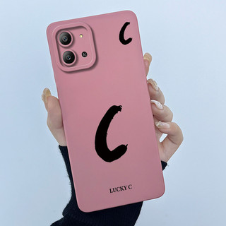 Dành Cho Infinix Hot 11 2022 X675 Ốp Lưng May Mắn Chữ Cái Ban Đầu Chống Sốc Silicon Mềm Mờ Ốp Lưng Điện Thoại Cho Hot11 2022 Vỏ