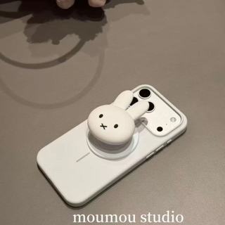 Niche Liquid Silicone Miffy Rabbit Hút Từ Tính Thích Hợp Cho 17 / 16promax Ốp Điện Thoại 15 Vỏ Bảo Vệ 14 Spot Hàng