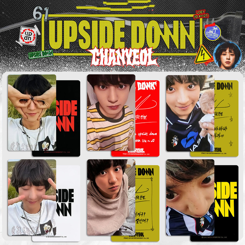 5-9 chiếc EXO Chanyeol UPSIDE DOWN Lomo Cards Tinh chất của Reverie KAI Wait On Me Solo Photocards CHEN XIN SUHO Park D.O. Bưu thiếp Oh Se Hun KPOP YM