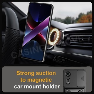 Ốp Điện Thoại Cho ZTE nubia Neo 2 Neo 3 Neo3 5G Thời Trang Kim Loại Giáp Vòng Chân Đế Đẩy Kéo Camera Chống Sốc Vỏ Bảo Vệ Vỏ Cứng