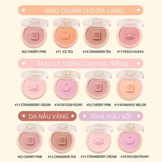 【Mua 1 Được 4】Romantic Beauty Bộ Trang Điểm Capybara Gồm Phấn Má Son Thạch Lâu Trôi Tự Nhiên Lên Màu Đẹp