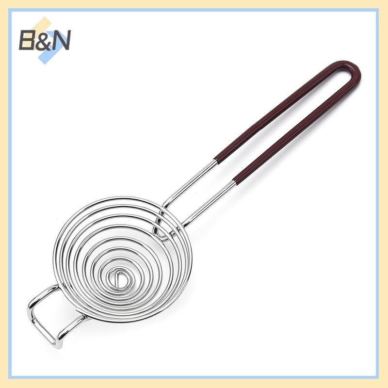 Máy tách trứng B & N Tay cầm dài Máy tách lòng trắng trứng bằng thép không gỉ cấp thực phẩm Bộ lọc lòng đỏ trứng Tiện ích nhà bếp.