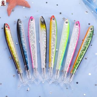 Bút bi cá thực tế Kawaii Bút cá mới lạ Đảng câu cá ủng hộ cho trường học Văn phòng tiệc tại nhà