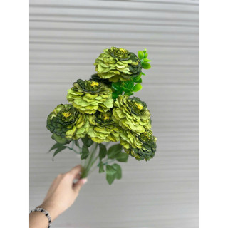 Cụm trà highlight 7 bông size 8cm - hoa vải