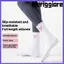 Tất Pilates MERIGGIARE, Tất tập Yoga chống trượt thoáng khí, Tất lót sàn Cotton thông thường có độ đàn hồi cao dành cho nữ