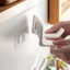 Giá đỡ máy sấy tóc phòng tắm bền chống nước treo tường màu trắng