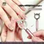 Phấn phủ Gel mắt mèo rỗng tác dụng lỗ gây mê với nam châm mạnh mẽ cho móng tay độc đáo EMKK