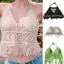 Pealike Nữ Móc Đan Tua Rua Bralette Đi Biển Ngày Lễ Cổ Áo Ngực Bikini Crop