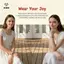 1 / 2 Vòng Tay Dây Nâu Cho Bé Gái Phong Cách Tìm Trang Phục Thường Ngày [Mina]