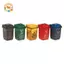 CANAMEK Phong Cách Thời Tiết Nhà Búp Bê Thùng Rác 3 Bộ Thu Nhỏ DIY Mini Nhà Thực Tế Thùng Rác Trang Trí CSF