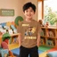 Áo thun bé trai basic hình gấu con dễ phối đồ cho bé từ 2-12 tuổi