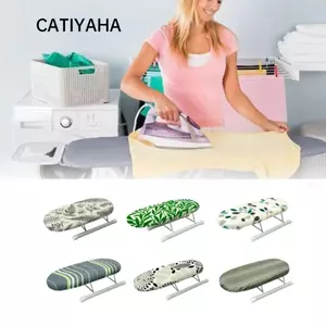 Giá để bàn ủi CATIYAHA, Bảng ủi Mini có thể gập lại gia đình, Đồ dùng gia đình Bàn may di động Bàn ủi quần áo