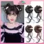 MYPANDA 2 Chiếc Xộn Xộn Bun Hair Piece Tousled Updo Với Tendrils Hair Bun Extensions Wavy xoăn tóc dành cho nữ.