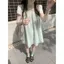 Mint Green Mùa hè 2026 Phong cách mới ngọt ngào tươi mát siêu cổ tích Slimer Look Gentle Style Váy búp bê bán chạy