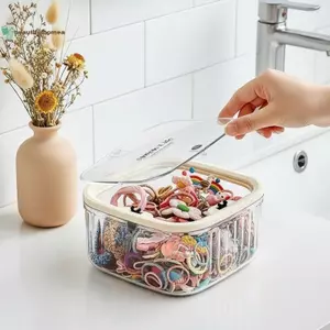 BeautifulHomeA Trẻ Em Phụ Kiện Tóc Hộp Bảo Quản Dây Buộc Tóc Bé Gái Kẹp Tóc Dây Co Giãn Bảo Quản Trang Sức Hộp Nhỏ VN