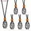 Dây chuyền JUNYUE88US, Giá đỡ vòng cổ pha lê bện DIY, Giá đỡ đá rỗng Dây sáp dệt tay Chiều dài có thể điều chỉnh Vòng cổ bện có thể điều chỉnh