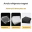 10 Chiếc Tấm Từ Tính Linh Hoạt DIY Tủ Lạnh Nam Châm Vuông Bộ Tròn Cho Dụng Cụ Học Tập Và Thủ Công ELWW