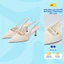 Giày Dép Cao Gót Nữ Yody Mũi Nhọn Phối Gọng Kim Loại WCSE25A005
