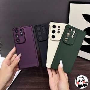 Ốp Điện Thoại Cao Cấp Mờ Cho Samsung Galaxy A17 A16 A07 A06 A15 A14 A13 A12 M12 F12 A05S A04S A03S A02S M02S A23 A22S M22 5G 4G Vỏ Mềm Chống Sốc Bốn Góc Đơn Giản Dễ Thương