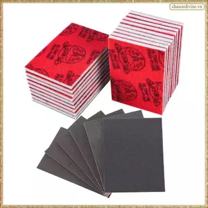 18 gói Miếng bọt biển chà nhám 320-2500 Grit, Miếng bọt biển chà nhám cực mịn, Khối chà nhám Giấy nhám ướt và khô