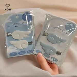 1 Cặp Y2K Kẹp Tóc Cánh Thiên Thần Phong Cách Nhật Bản Kẹp Tóc Dễ Thương Phụ Kiện Ngọt Ngào Làm Quà Tặng Cho Bé Gái [Mina]