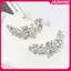 JASMINE 1 Chiếc Giày Nữ Hoa Bule DIY Kim Cương Giả Kẹp Giày Có Thể Tháo Rời Giày Cưới Cao Gót Phụ Kiện Giày Sáng Bóng Giày Đồ Trang Trí JASMINE