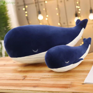 Đồ Chơi Sang Trọng YOLOGO, Gối Ném Mềm 25cm / 45cm Cá Mập Xanh, Búp Bê Cá Mập Trắng Lớn Dễ Thương Nhồi Bông Động Vật Biển Mô Phỏng Búp Bê Quà Tặng Sinh Nhật