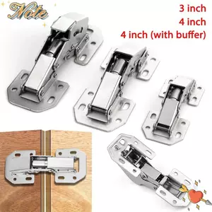 Bản lề tủ NOTE1, Bản lề lò xo 90 độ ẩn, Đóng mềm không ồn Không cần khoan trước Bộ đệm giảm chấn giấu trong nhà