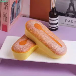 QEARY Mô Phỏng Bánh Mì Bóp Đồ Chơi, Hình Thức Ăn Tay Thư Giãn Bánh Mì Bóp Đồ Chơi, Nhào Sáng Tạo Phục Hồi Chậm Mềm Cảm Giác Fidget Đồ Chơi Sinh Nhật
