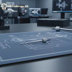 Chỉ báo kiểm tra mặt số GE Điểm tiếp xúc M2.5 HSS Chỉ kim nhọn cao để đo lường công nghiệp VN