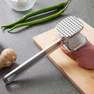 Búa Đập Thịt Dập Gừng Tỏi Kết Cấu 2 Mặt Nhôm Đúc Chống Gỉ Sét Dụng Cụ Xăm Làm Mềm Thịt Thần Tốc Tiện Lợi