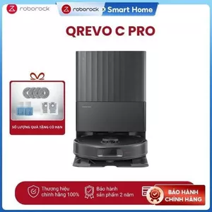 Roborock QRevo C Pro robot hút bụi lau nhà - Lực hút 18.500 Pa - Bản quốc tế - bảo hành 24 tháng