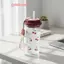 Bình Nước Cherry 580Ml Dễ Thương Sinh Viên Cốc Nhựa Chống Rò Rỉ Ống Hút Đôi Cho Thể Thao Ngoài Trời Trường Học Văn Phòng Du Lịch