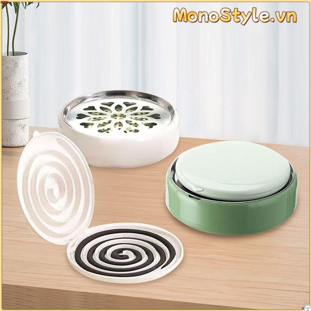Giá đỡ cuộn muỗi MONOSTYLE, chống muỗi, thiết kế an toàn sáng tạo, có khay đựng cuộn dây, phù hợp kiểm soát muỗi