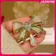 JASMINE Tính Khí Kim Cương Giả Nơ Thổ Cẩm Dành Cho Nữ Cô Gái Thời Trang Tinh Tế Corsage Thanh Lịch Phù Hợp Với Chân Quần Áo Phụ Kiện Quà Tặng JASMINE