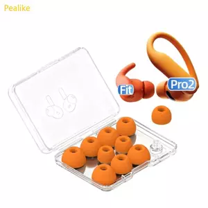 Pealike 5 Cặp Đầu Tai Tập Gym Cấu Trúc Chống Trơn Trượt Nút Tai Silicon Chống Mồ Hôi Cho Pro2