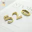 1 Chiều Cao 5cm Golden Home Stier Địa Chỉ Cửa Nhãn Vàng Ngôi Nhà Hiện Đại Số ELWW