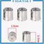 5x Nắp thay thế lò vi sóng Bộ phận lò nướng chống mài mòn cho văn phòng nhà hàng Màu xám đậm 18x15mm